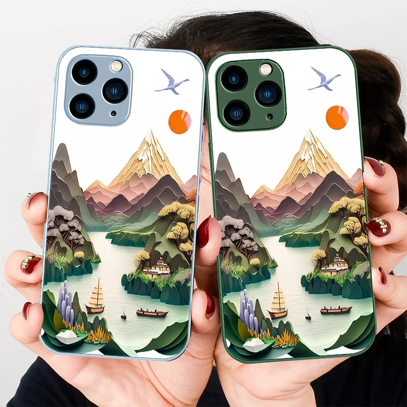 Oil Painting Landscape Purple For Iphone 16 Plus 15 14 13 12 Mini 11 Pro Max X XS XR 7 8 Plus 2022 Tempered Glass Phone Case
Oil Painting Landscape Purple For Iphone 16 Plus 15 14 13 12 Mini 11 Pro Max X XS XR 7 8 Plus 2022 Tempered Glass Phone Case