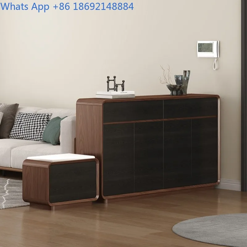 Solid Wood Entryway Shoe Cabinet Home Doorway Entrance Storage Cabinet Integrated Wall-Mounted Hallway Storage Cabinet
Solid Wood Entryway Shoe Cabinet Home Doorway Entrance Storage Cabinet Integrated Wall-Mounted Hallway Storage Cabinet