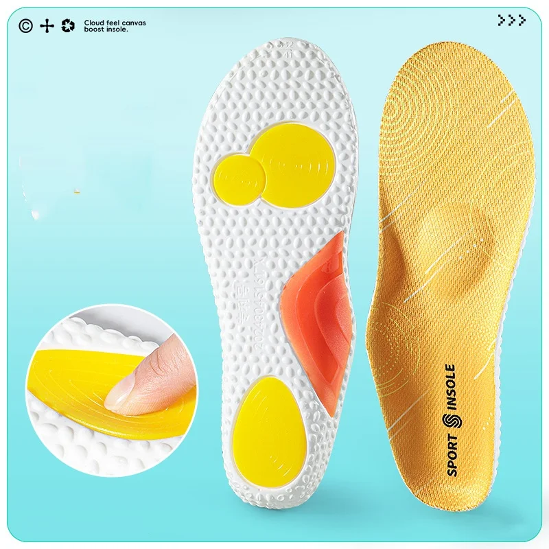 PU Sports Insoles For Men And Women Air Cushion Shock Absorption Arch Support sweat-absorbent Odorless Breathable Insoles
PU Sports Insoles For Men And Women Air Cushion Shock Absorption Arch Support sweat-absorbent Odorless Breathable Insoles