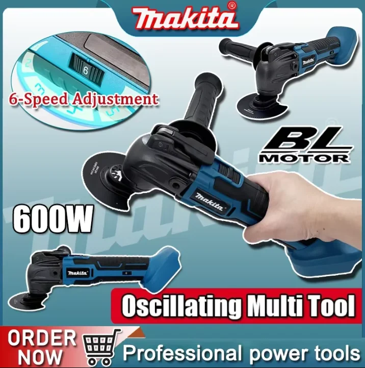 Makita DTM51 Electric Trimmer Oscillating Tool Multi-FunctionalQuick-Change Compatible, Quick Release Tool. 18V
Makita DTM51 Electric Trimmer Oscillating Tool Multi-FunctionalQuick-Change Compatible, Quick Release Tool. 18V