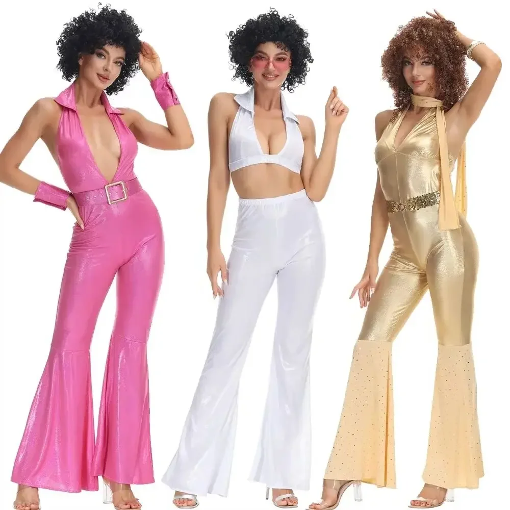 Women's Sexy Vintage 60s 70s Rock Hippie Cosplay Costume Jumpsuit Disco Stage Performance Dancing Outfit
Women's Sexy Vintage 60s 70s Rock Hippie Cosplay Costume Jumpsuit Disco Stage Performance Dancing Outfit