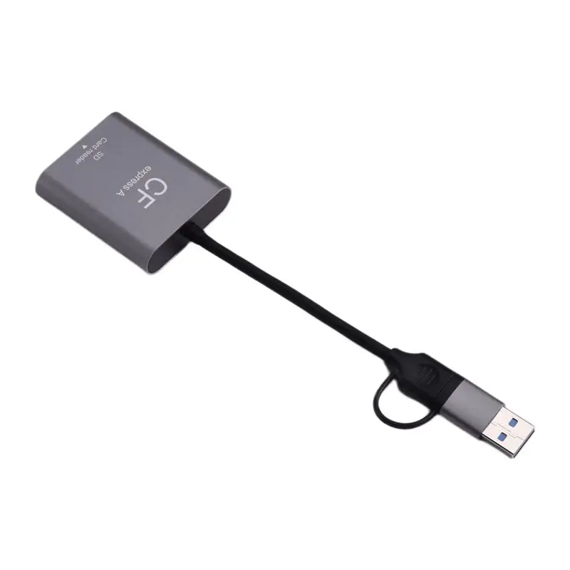 AT82-USB3.2 Gen2 10Gbps For Cfexpress Type A Card Reader 2-In-1 USB C& USB A Cfe Card Reader With SD Slot For Cfexpress Type A
AT82-USB3.2 Gen2 10Gbps For Cfexpress Type A Card Reader 2-In-1 USB C& USB A Cfe Card Reader With SD Slot For Cfexpress Type A