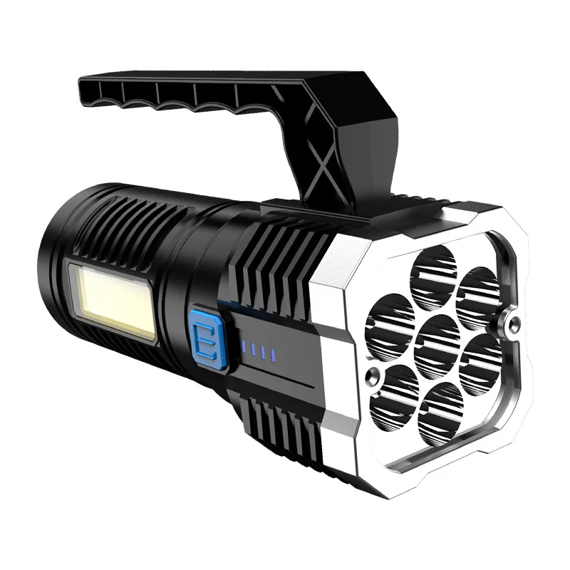 7 LED Flashlights USB Rechargeable LED Flashlight Camping Ultra Bright Portable Handheld Waterproof Torch With COB Work Lights
7 LED Flashlights USB Rechargeable LED Flashlight Camping Ultra Bright Portable Handheld Waterproof Torch With COB Work Lights