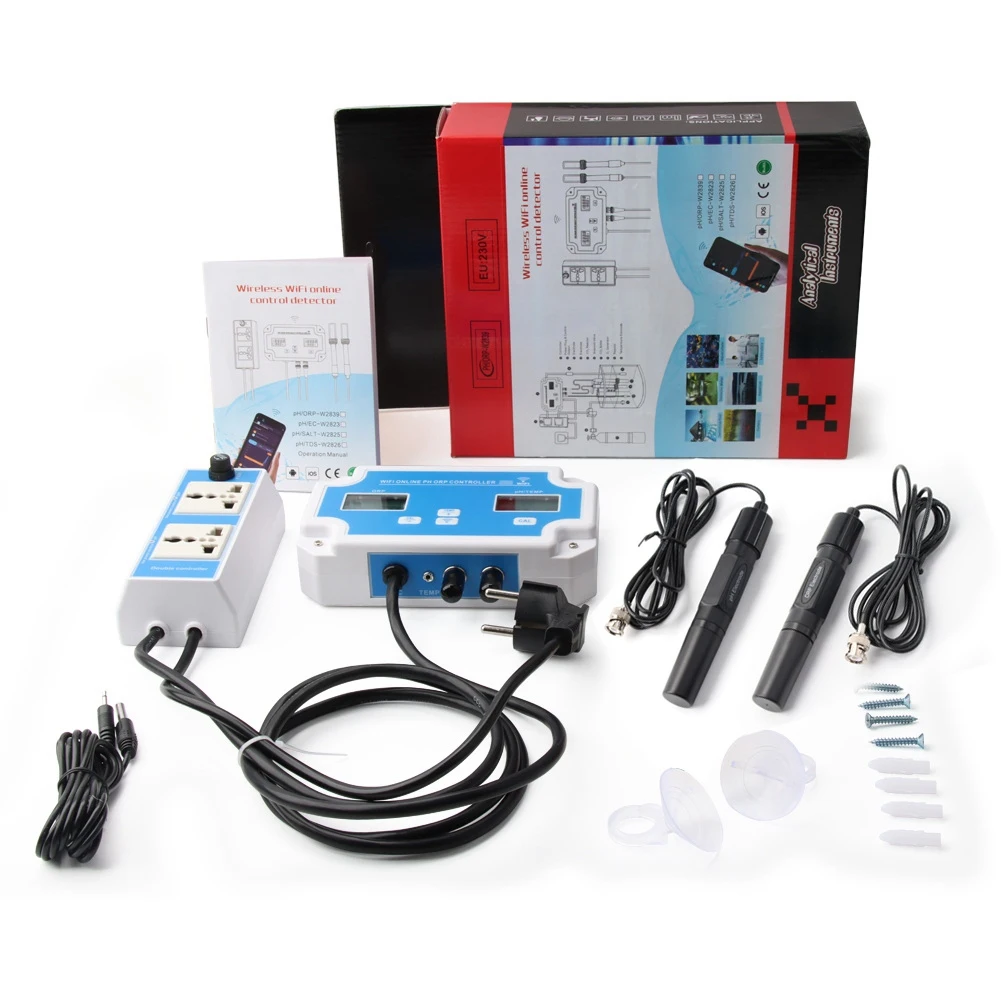 SQPP-W2839 3-в-1 Wi-Fi детектор качества воды PH/ORP/TEMP электрод BNC тип зонд для монитора аквариумной гидропоники
SQPP-W2839 3-в-1 Wi-Fi детектор качества воды PH/ORP/TEMP электрод BNC тип зонд для монитора аквариумной гидропоники