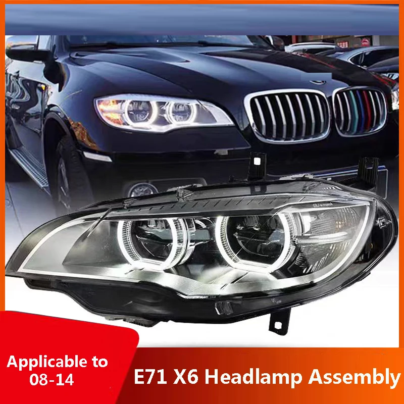 Suitable for BMW 08-14 E71 X6 headlight assembly modified old to new LED headlight daytime running lights
Suitable for BMW 08-14 E71 X6 headlight assembly modified old to new LED headlight daytime running lights