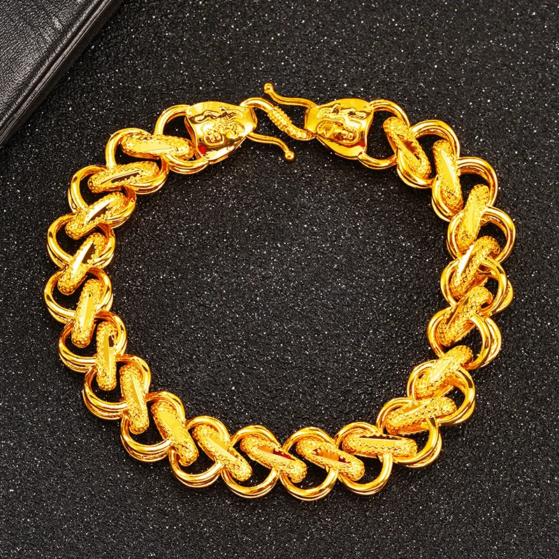 Bracelet Twist Boss Chain Men's and Women's Bracelet Side Chain Nail Sand Twist Bracelet Wedding Birthday Exquisite Gift Jewelry
Bracelet Twist Boss Chain Men's and Women's Bracelet Side Chain Nail Sand Twist Bracelet Wedding Birthday Exquisite Gift Jewelry