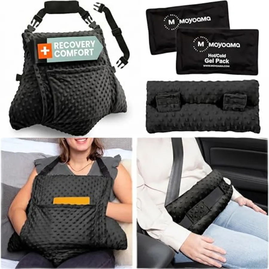 4 Pc Hysterectomy Pillow Set Incl Seatbelt Cushion and 2 Gel Packs for Soothing Relief After Hysterectomy Recovery Must-Haves,
4 Pc Hysterectomy Pillow Set Incl Seatbelt Cushion and 2 Gel Packs for Soothing Relief After Hysterectomy Recovery Must-Haves,
