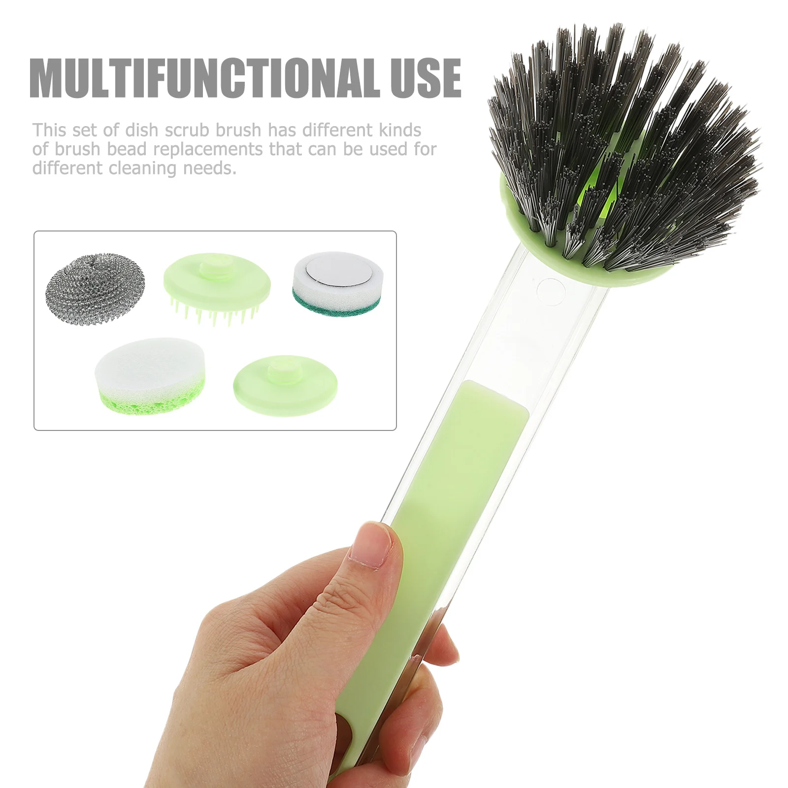 Long Handle Dish Brush with Replaceable Heads Multipurpose for Kitchen Cleaning Practical and Reliable
Long Handle Dish Brush with Replaceable Heads Multipurpose for Kitchen Cleaning Practical and Reliable