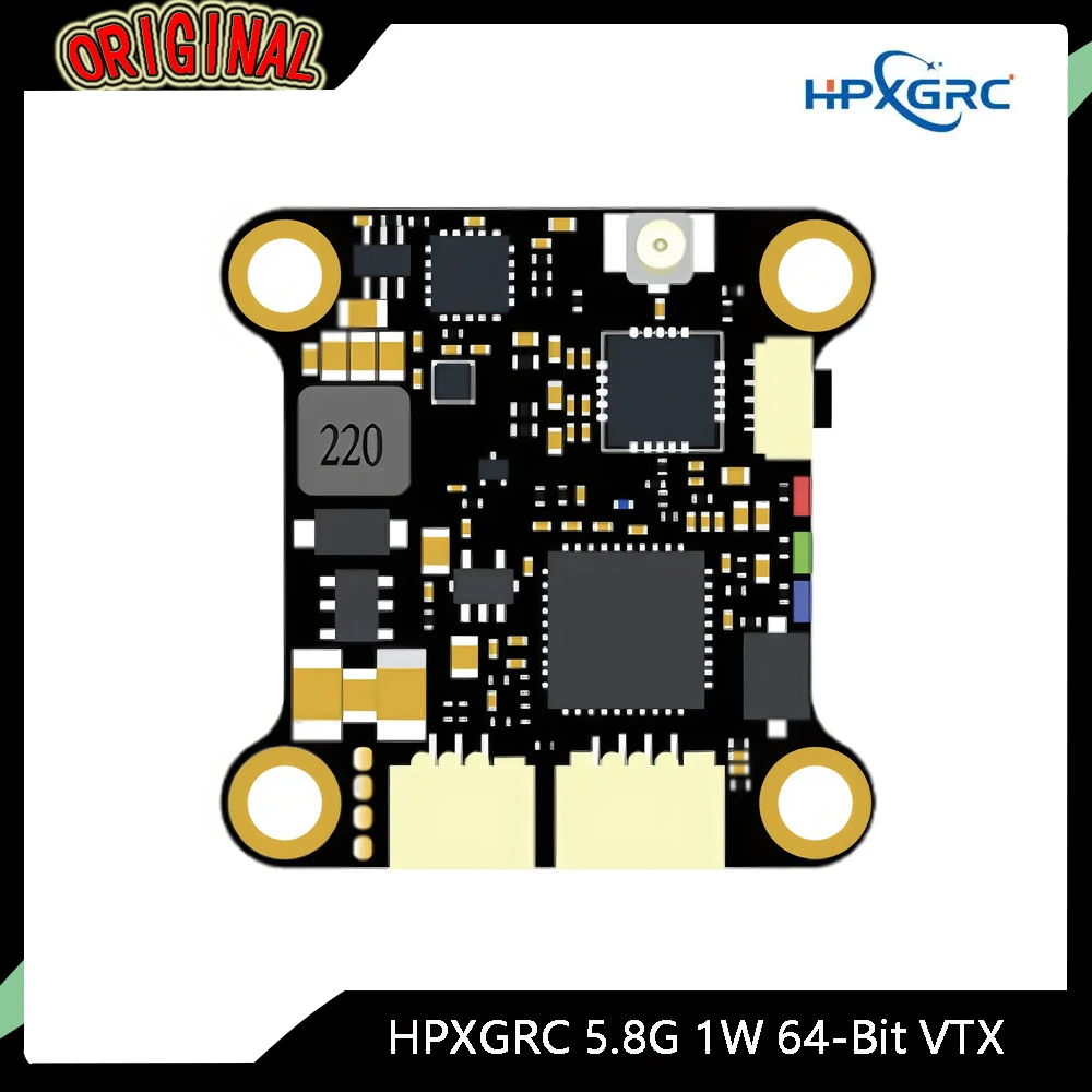 HPXGRC 5.8G 1W 64-Bit VTX - 48CH, Betaflight OSD Tuning, Stable Signal for FPV Drones
HPXGRC 5.8G 1W 64-Bit VTX - 48CH, Betaflight OSD Tuning, Stable Signal for FPV Drones