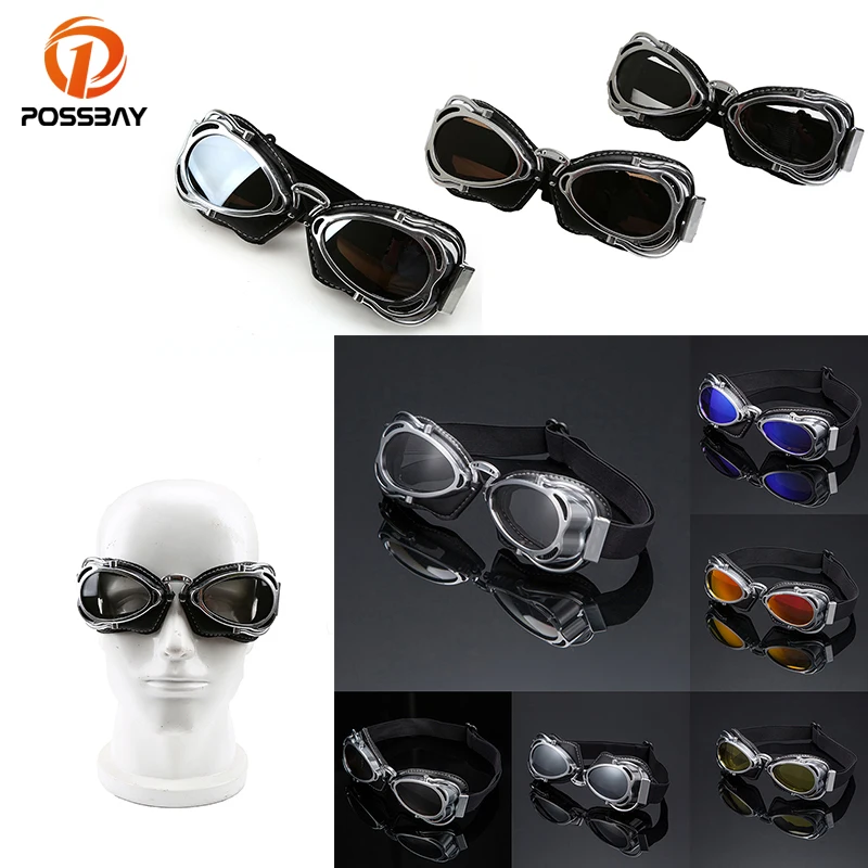 Vintage Motorcycle Glasses Pilot Gloggles Anti-UV Sunproof Retro Men's Sunglasses Motorcross Racing Dirt-bike Protective Glasses
Vintage Motorcycle Glasses Pilot Gloggles Anti-UV Sunproof Retro Men's Sunglasses Motorcross Racing Dirt-bike Protective Glasses
