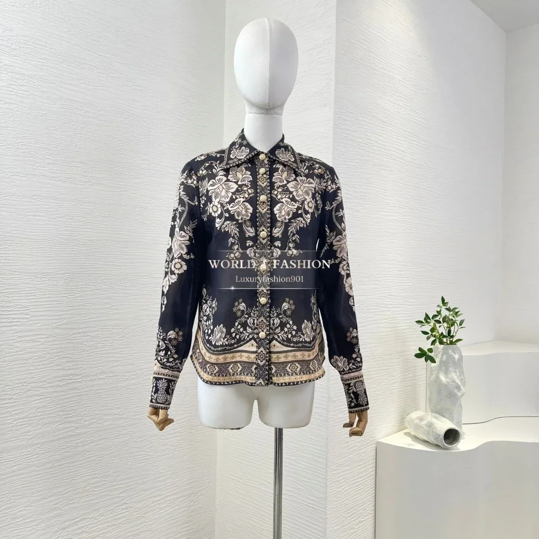 2025 White Latest New High Quality Vintage Floral Printing Ramie Blouse and Midi Linen Skirt Women Hot Black and dress
2025 White Latest New High Quality Vintage Floral Printing Ramie Blouse and Midi Linen Skirt Women Hot Black and dress