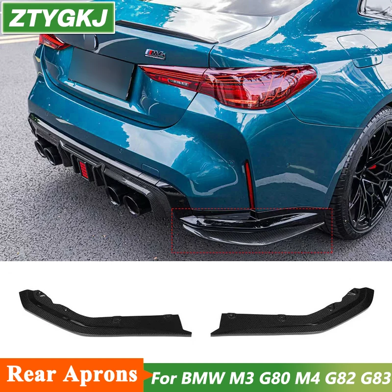 Накладки на задний бампер из сухого карбона в стиле R для BMW M3 G80 M4 G82 G83, тюнинг 2021 года и новее
Накладки на задний бампер из сухого карбона в стиле R для BMW M3 G80 M4 G82 G83, тюнинг 2021 года и новее
