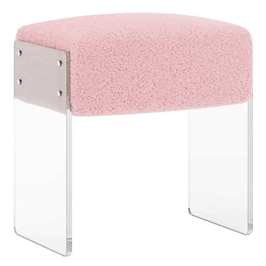 Stool Chair and Foot Rest Modern Vanity Stool and Pouf Ottoman with Wool and Acrylic Leg for Makeup Room, Living Room, Bedroom
Stool Chair and Foot Rest Modern Vanity Stool and Pouf Ottoman with Wool and Acrylic Leg for Makeup Room, Living Room, Bedroom