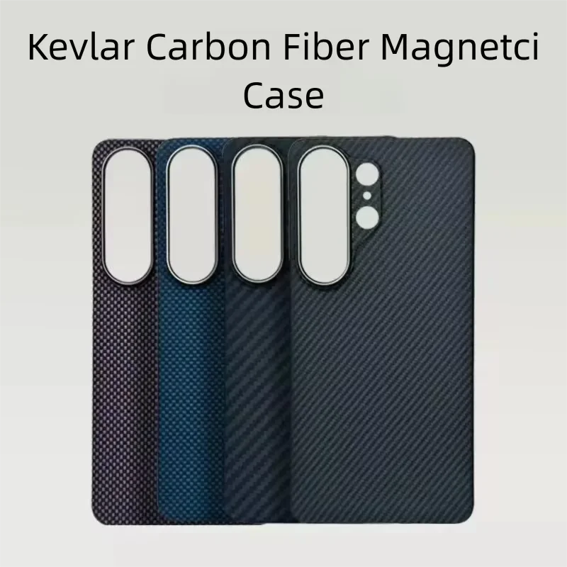 Carbon Fiber For Samsung Galaxy S26 Ultra Kevlar Case Magnetic Aramid Fiber Anti Fingerprint Shockproof Phone Cover For Magsafe
Carbon Fiber For Samsung Galaxy S26 Ultra Kevlar Case Magnetic Aramid Fiber Anti Fingerprint Shockproof Phone Cover For Magsafe