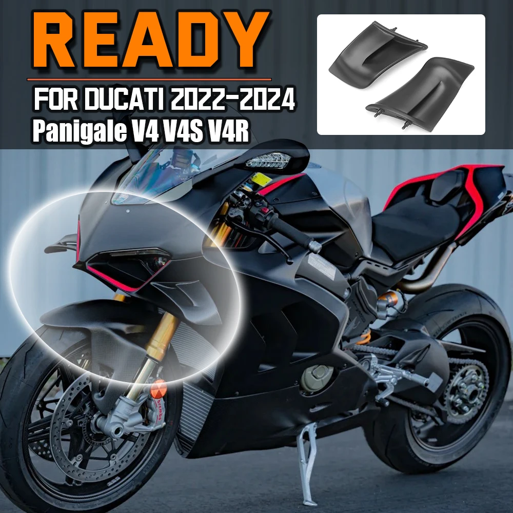 For DUCATI Panigale V4 V4S V4R 2022-2024 Motorcycle Fairing Kit Modified Spoiler Accessories Side Panel Fixed Wing Aerodynamics
For DUCATI Panigale V4 V4S V4R 2022-2024 Motorcycle Fairing Kit Modified Spoiler Accessories Side Panel Fixed Wing Aerodynamics