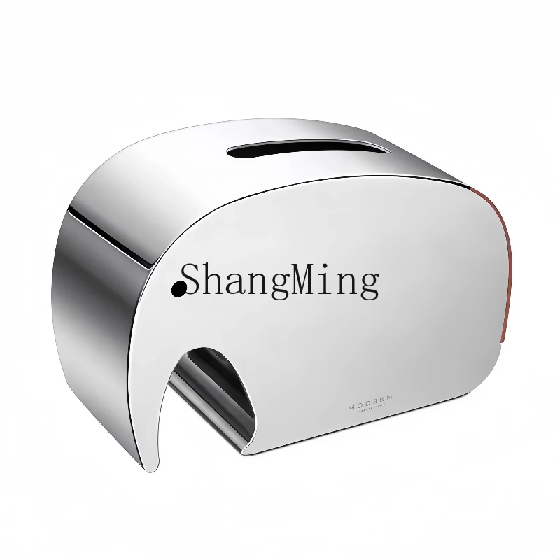 HJ stainless steel tissue box gift restaurant model room ornament creative pumping box
HJ stainless steel tissue box gift restaurant model room ornament creative pumping box