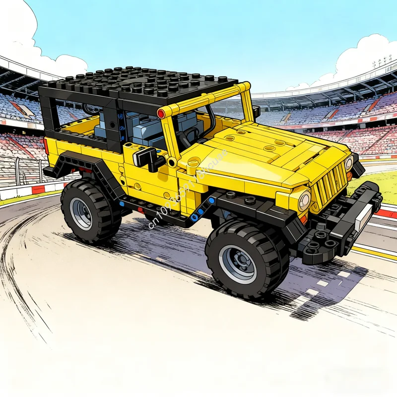 818 шт. MOC Jeepped Wrangler RC техническая модель строительные блоки сборка игрушек идея Рождественский подарок образование кирпич дети день рождения
818 шт. MOC Jeepped Wrangler RC техническая модель строительные блоки сборка игрушек идея Рождественский подарок образование кирпич дети день рождения