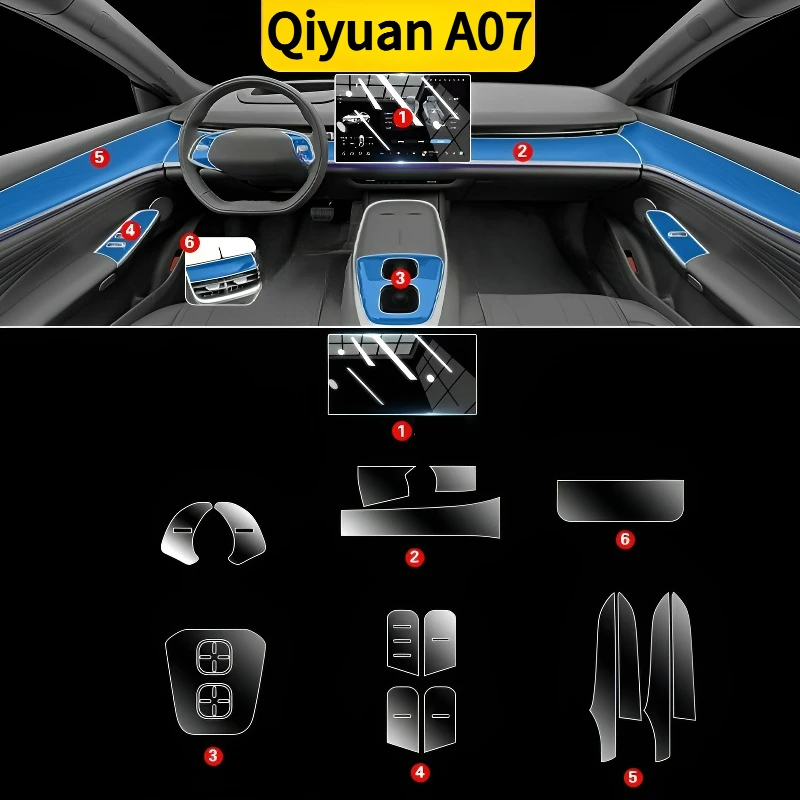 For Changan Qiyuan A07 26interior protection Dashboard Multimedia GPS Navigation Transparent Scratch-Resistant Film Modification
For Changan Qiyuan A07 26interior protection Dashboard Multimedia GPS Navigation Transparent Scratch-Resistant Film Modification