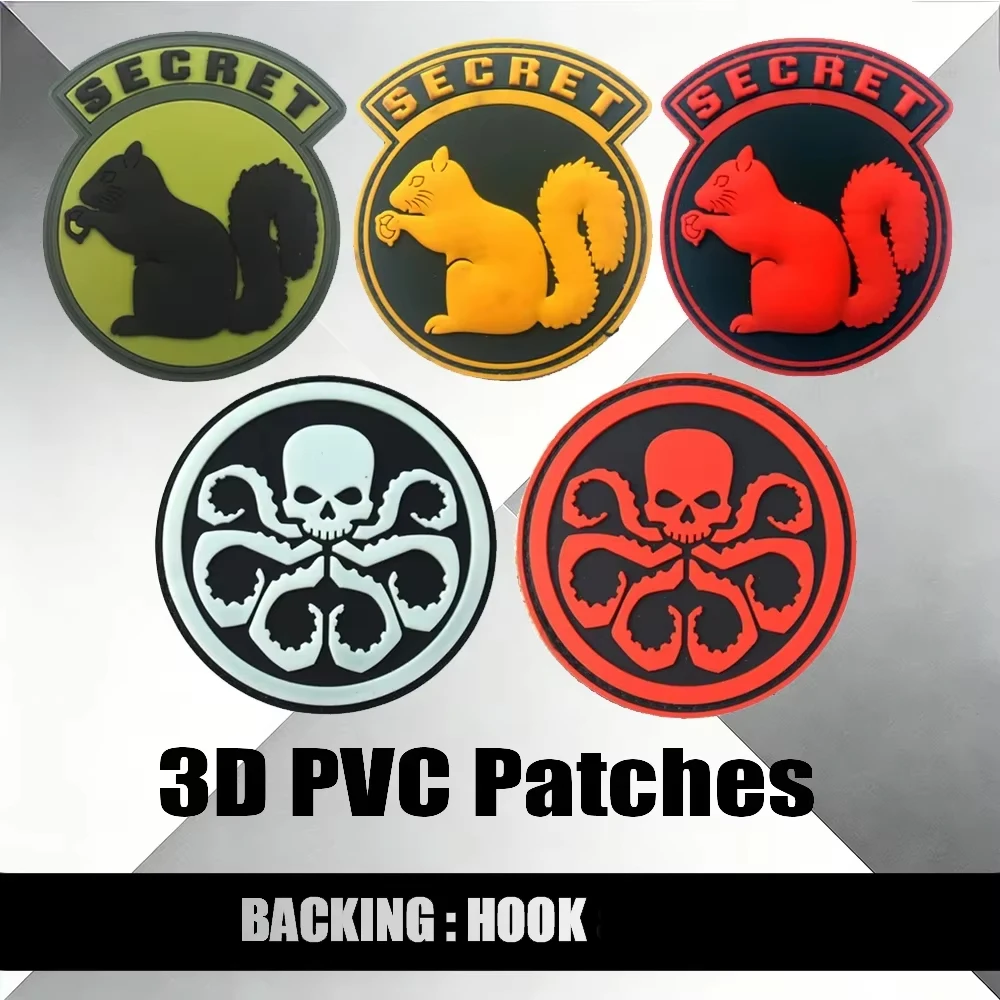 Тактическая нашивка Top Secret Squirrel 3D из ПВХ с изображением девятиглавой змеи, резиновая ткань для армейской куртки, на плечо, для самостоятельного пришивания, дизайн DIY
Тактическая нашивка Top Secret Squirrel 3D из ПВХ с изображением девятиглавой змеи, резиновая ткань для армейской куртки, на плечо, для самостоятельного пришивания, дизайн DIY
