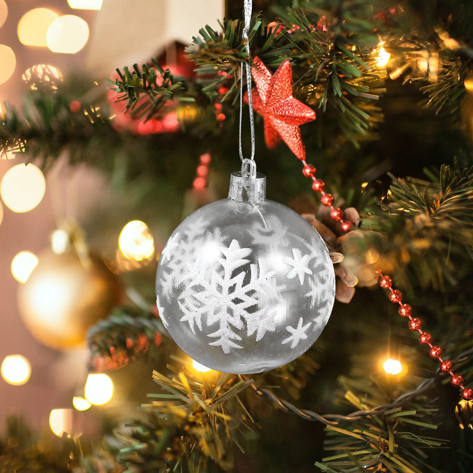 6Pcs Christmas Ball Pendants Plastic Hanging Decorations Xmas Tree Party Festival Holiday Decor Hanging Christmas Baubles
6Pcs Christmas Ball Pendants Plastic Hanging Decorations Xmas Tree Party Festival Holiday Decor Hanging Christmas Baubles