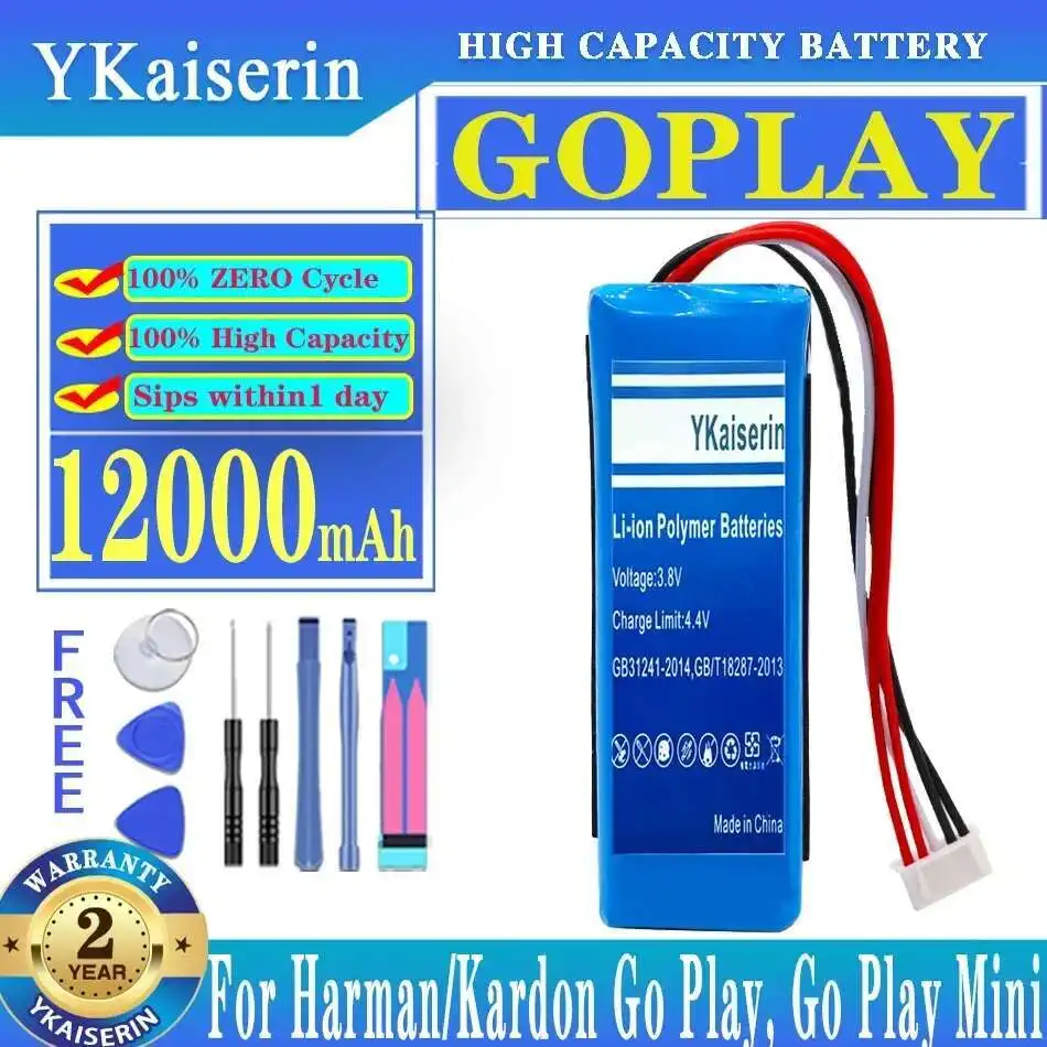 Goplay Speaker Battery Reliable Power Supply For Harman Kardon GO Play, Play Mini Long Lasting 12000Mah
Goplay Speaker Battery Reliable Power Supply For Harman Kardon GO Play, Play Mini Long Lasting 12000Mah