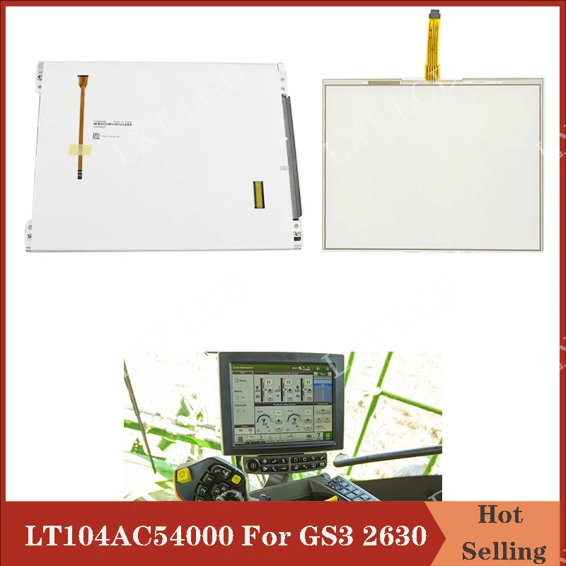 New 10.4 inch LT104AC54000 LCD With Touch Screen For John Deere GS3 2630 LCD Replacement
New 10.4 inch LT104AC54000 LCD With Touch Screen For John Deere GS3 2630 LCD Replacement