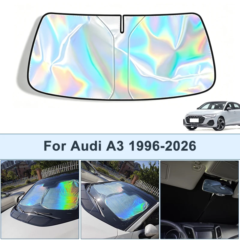 Foldable Front Windshield Sun Shade For Audi A3 1996-2026 UV Reflective Sun Protection Cover Car Interior Accessories
Foldable Front Windshield Sun Shade For Audi A3 1996-2026 UV Reflective Sun Protection Cover Car Interior Accessories