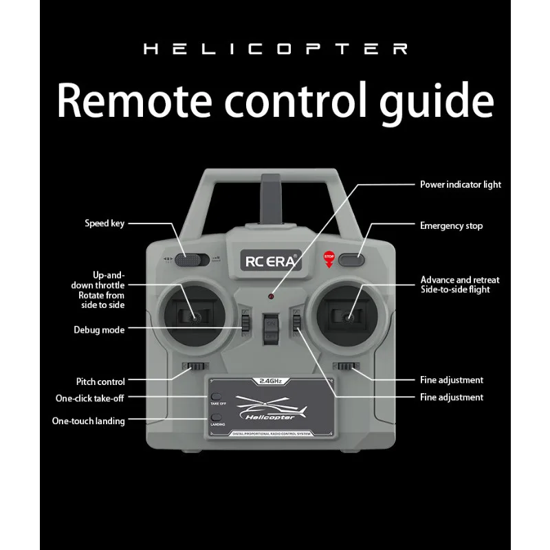 C190 1/30 6CH RC Helicopter 6-axis Gyro One-key Take-off/landing BLS 7.4V Barometric Height Setting+Optical Flow Localization
C190 1/30 6CH RC Helicopter 6-axis Gyro One-key Take-off/landing BLS 7.4V Barometric Height Setting+Optical Flow Localization