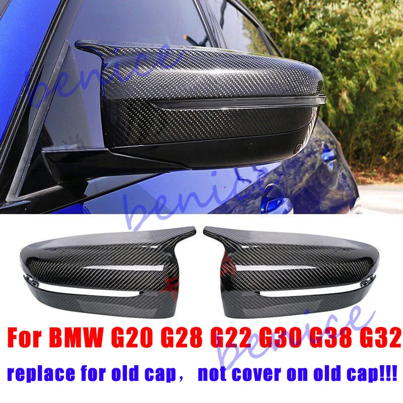 2X Carbon Fiber Side Mirror Replace Cover Caps For BMW G20 G28 G22 G30 G38 G32
2X Carbon Fiber Side Mirror Replace Cover Caps For BMW G20 G28 G22 G30 G38 G32