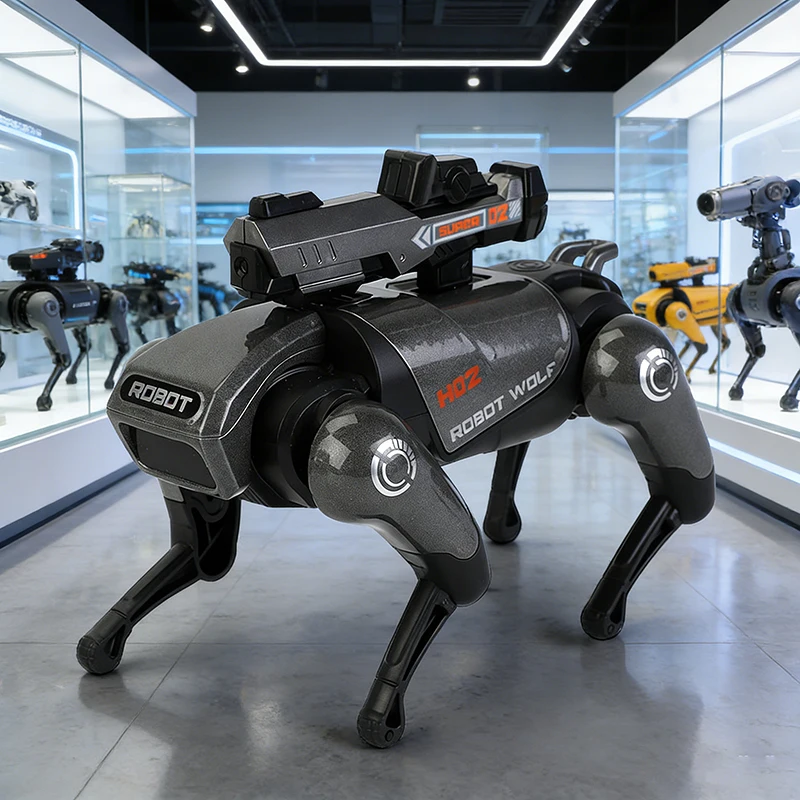 14.5CM Walking Machine Wolf Robot Dog Robot Alloy Sound and Light Children's Toy Collectibles Birthday Gift
14.5CM Walking Machine Wolf Robot Dog Robot Alloy Sound and Light Children's Toy Collectibles Birthday Gift