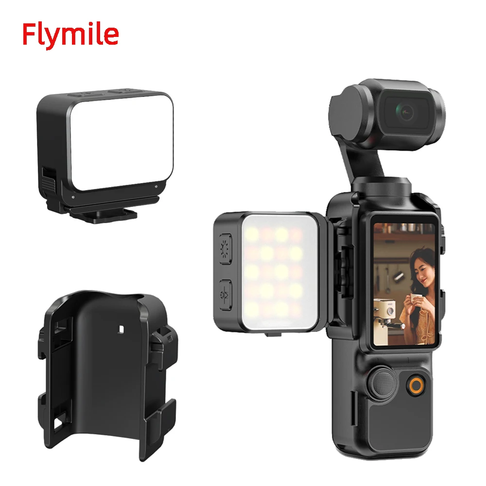 Flymile Magnetic Mini LED Light for DJI Osmo Pocket 3 Fill Level Dimmable Rechargeable with Cold Shoe Mount For Photograph/Vlog
Flymile Magnetic Mini LED Light for DJI Osmo Pocket 3 Fill Level Dimmable Rechargeable with Cold Shoe Mount For Photograph/Vlog