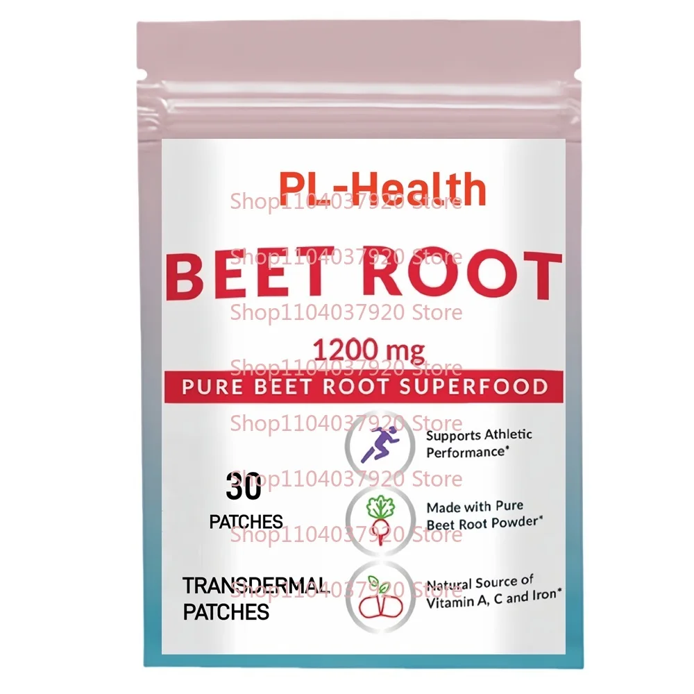 30 Patches Beet Root Transdermal Patches Supports Blood Pressure, Athletic Performance, Digestive, Immune System
30 Patches Beet Root Transdermal Patches Supports Blood Pressure, Athletic Performance, Digestive, Immune System