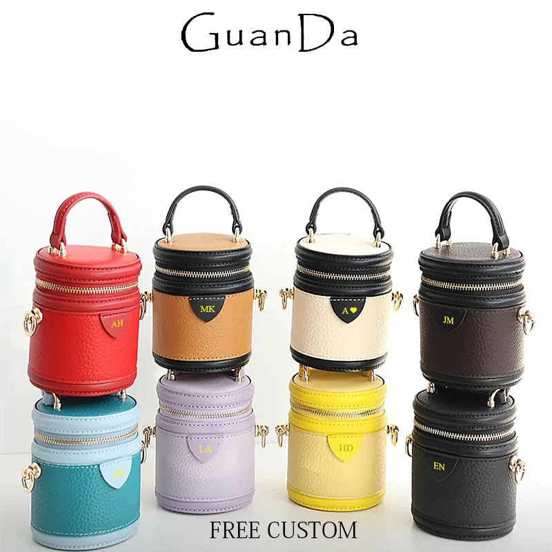 Genuine Leather Woman Luxury Crossbody Bag Custom Name Chain Lipstick Cosmetic Box Party Handbag Coin Purse Bucket Bag Wallet
Genuine Leather Woman Luxury Crossbody Bag Custom Name Chain Lipstick Cosmetic Box Party Handbag Coin Purse Bucket Bag Wallet