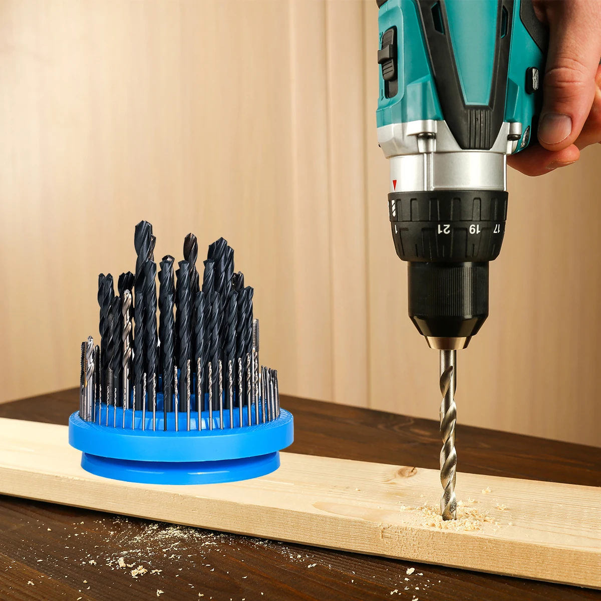 1Pcs 100 Hole Rotary Tool Bit Holder, Mandrel Drill Bench Tool Holes Screwdriver Bit Holder Drill Head Storage Case
1Pcs 100 Hole Rotary Tool Bit Holder, Mandrel Drill Bench Tool Holes Screwdriver Bit Holder Drill Head Storage Case