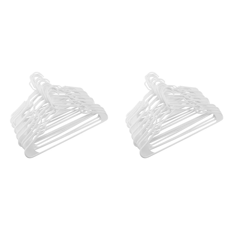 40 Pack Premium Plastic Hangers, Durable & Strong Standard Hangers For Clothes & Pants, White
40 Pack Premium Plastic Hangers, Durable & Strong Standard Hangers For Clothes & Pants, White