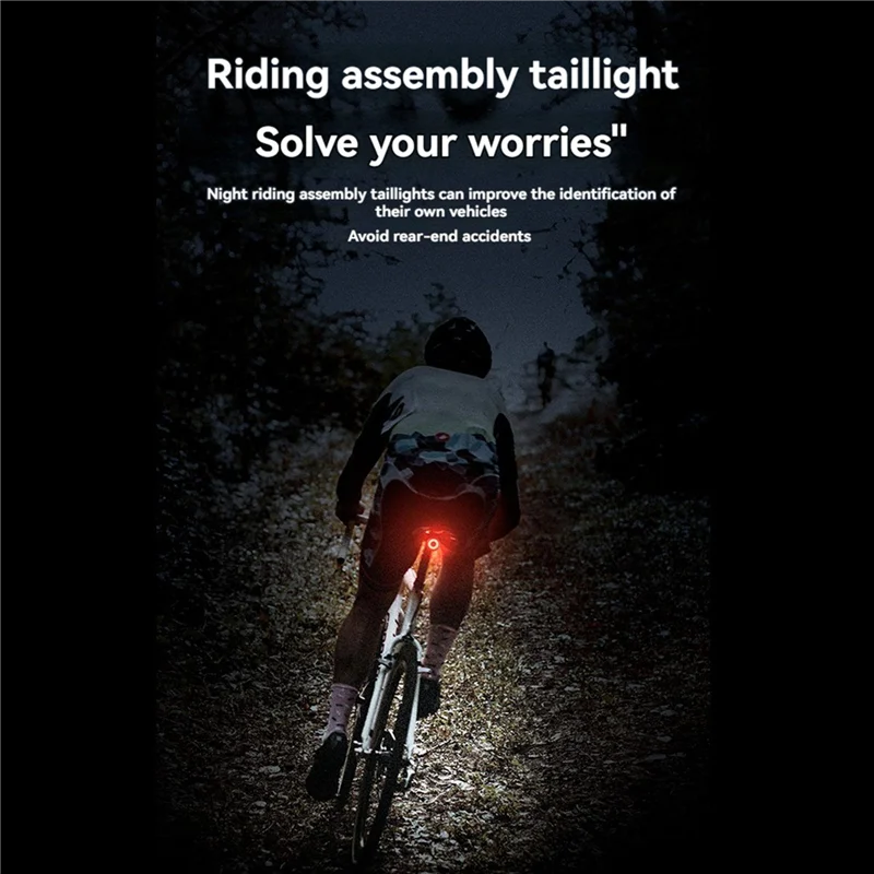 3X Bicycle Smart Brake Auto Sensing Light Waterproof LED Type-C Charging Cycling Taillight Bike Rear Light Accessories B-AT20
3X Bicycle Smart Brake Auto Sensing Light Waterproof LED Type-C Charging Cycling Taillight Bike Rear Light Accessories B-AT20