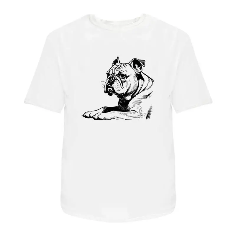 Хлопковая футболка Bulldog Posing Ta046177 
Хлопковая футболка Bulldog Posing Ta046177