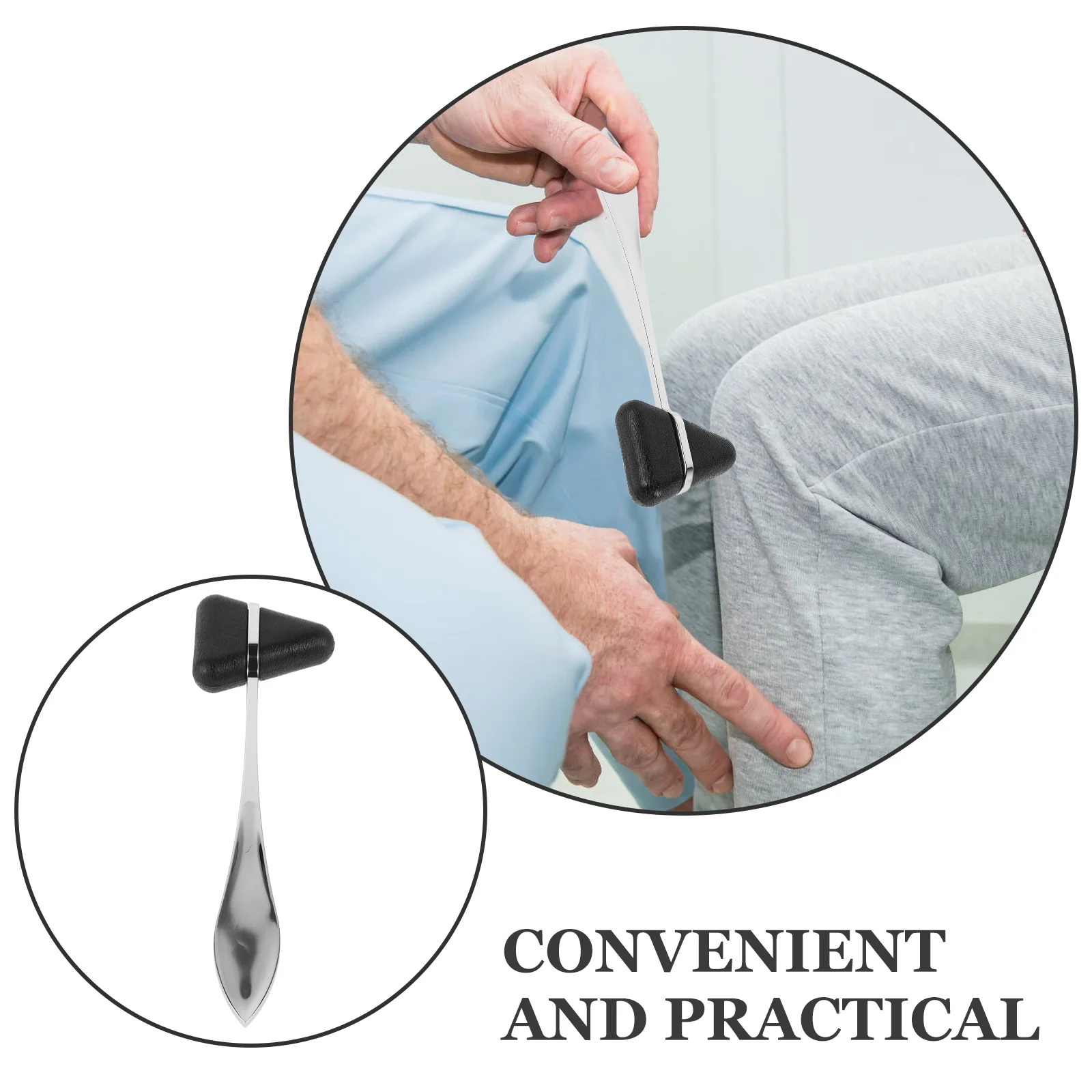 Stainless Steel Medical Hammer Neurological Diagnostic Testing Tool For Clinic Hospital Percussion Hammer Teaching
Stainless Steel Medical Hammer Neurological Diagnostic Testing Tool For Clinic Hospital Percussion Hammer Teaching