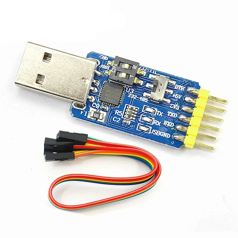 10PCS NEW USB CP2102 to TTL RS232 USB TTL to RS485 Mutual Convert 6 in 1 Convert Module Good
10PCS NEW USB CP2102 to TTL RS232 USB TTL to RS485 Mutual Convert 6 in 1 Convert Module Good