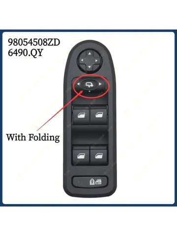 98054508ZD For Peugeot 308 508 2007-2013 For Citroen C5 Auto Window Control Switch Side Mirror Button  96659465ZD 98053439