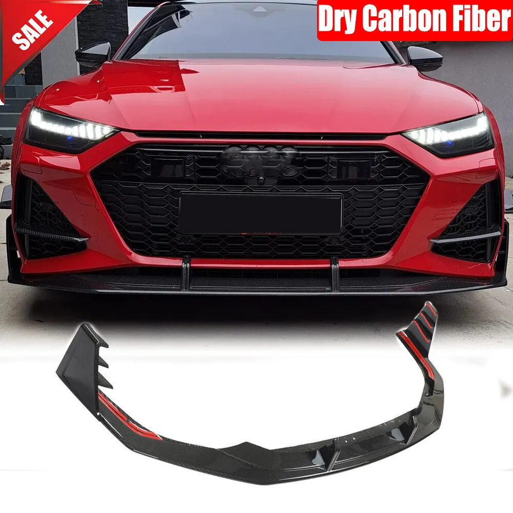 For Audi RS7 RS6 C8 Sportback 2020UP Dry Carbon Fiber Front Bumper Lip Spoiler Body Kits Car Accessories
For Audi RS7 RS6 C8 Sportback 2020UP Dry Carbon Fiber Front Bumper Lip Spoiler Body Kits Car Accessories