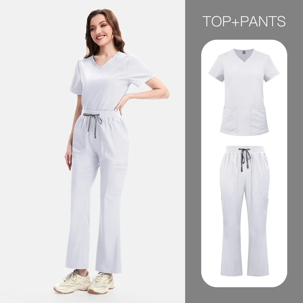 Fashion Style Women Medical Uniforms Woman Scrubs Sets Hospital Clothes Dental Clinic Pet Beauty Salon Spa Workwear Clothing
Fashion Style Women Medical Uniforms Woman Scrubs Sets Hospital Clothes Dental Clinic Pet Beauty Salon Spa Workwear Clothing