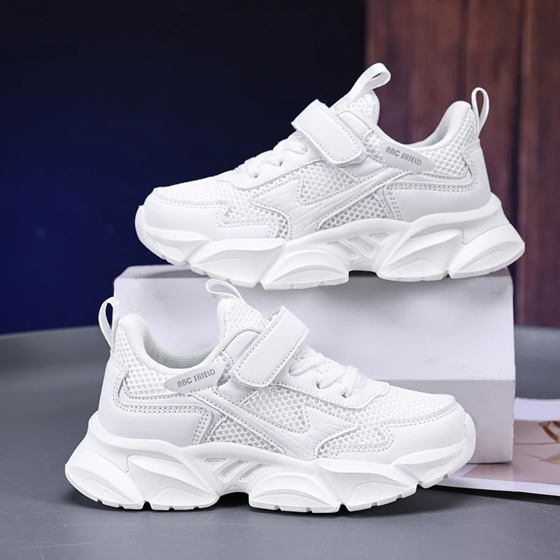 Lightweight Children's White Sneakers Breathable Mesh for Boys School Casual Walking Shoes Non slip Sport Kids Girl Running Shoe
Lightweight Children's White Sneakers Breathable Mesh for Boys School Casual Walking Shoes Non slip Sport Kids Girl Running Shoe