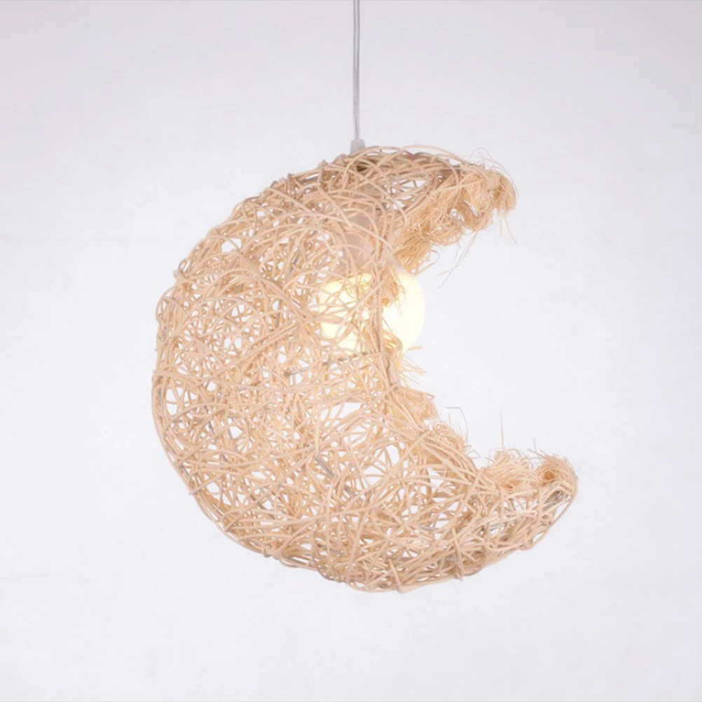 Moon Shaped Chandelier Durable Unique Design Home Bar Shop Restaurant Decor Corridor Hanging Lamp Creative Rattan Bedroom
Moon Shaped Chandelier Durable Unique Design Home Bar Shop Restaurant Decor Corridor Hanging Lamp Creative Rattan Bedroom