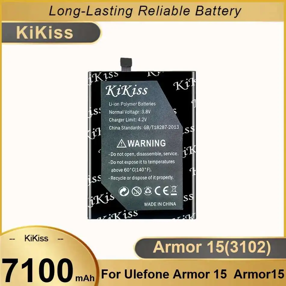 Для Ulefone Armor 15 Armor 15 3102 аккумулятор мобильного телефона долговечный 7100 мАч
Для Ulefone Armor 15 Armor 15 3102 аккумулятор мобильного телефона долговечный 7100 мАч
