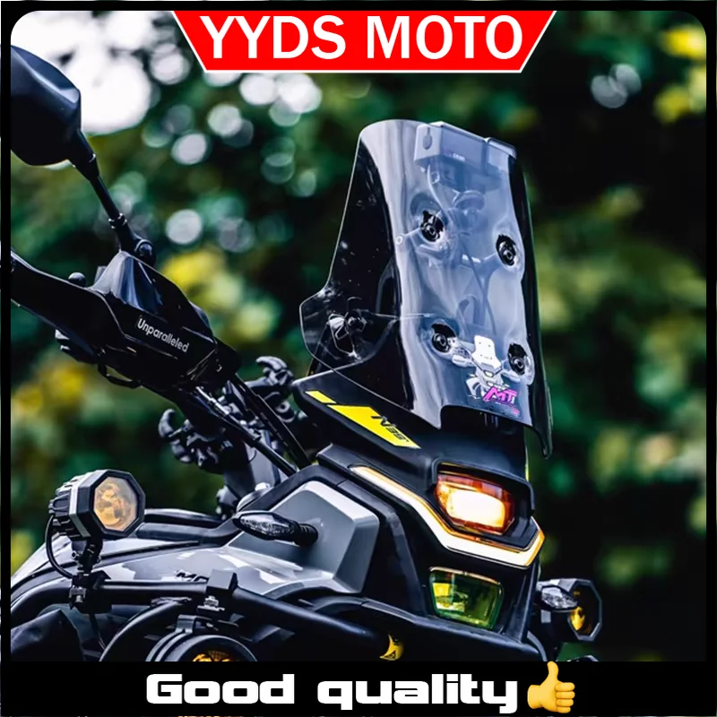 【Good quality】For CFMOTO 450MT windshield, transparent front windshield, heightening chest protector.
【Good quality】For CFMOTO 450MT windshield, transparent front windshield, heightening chest protector.
