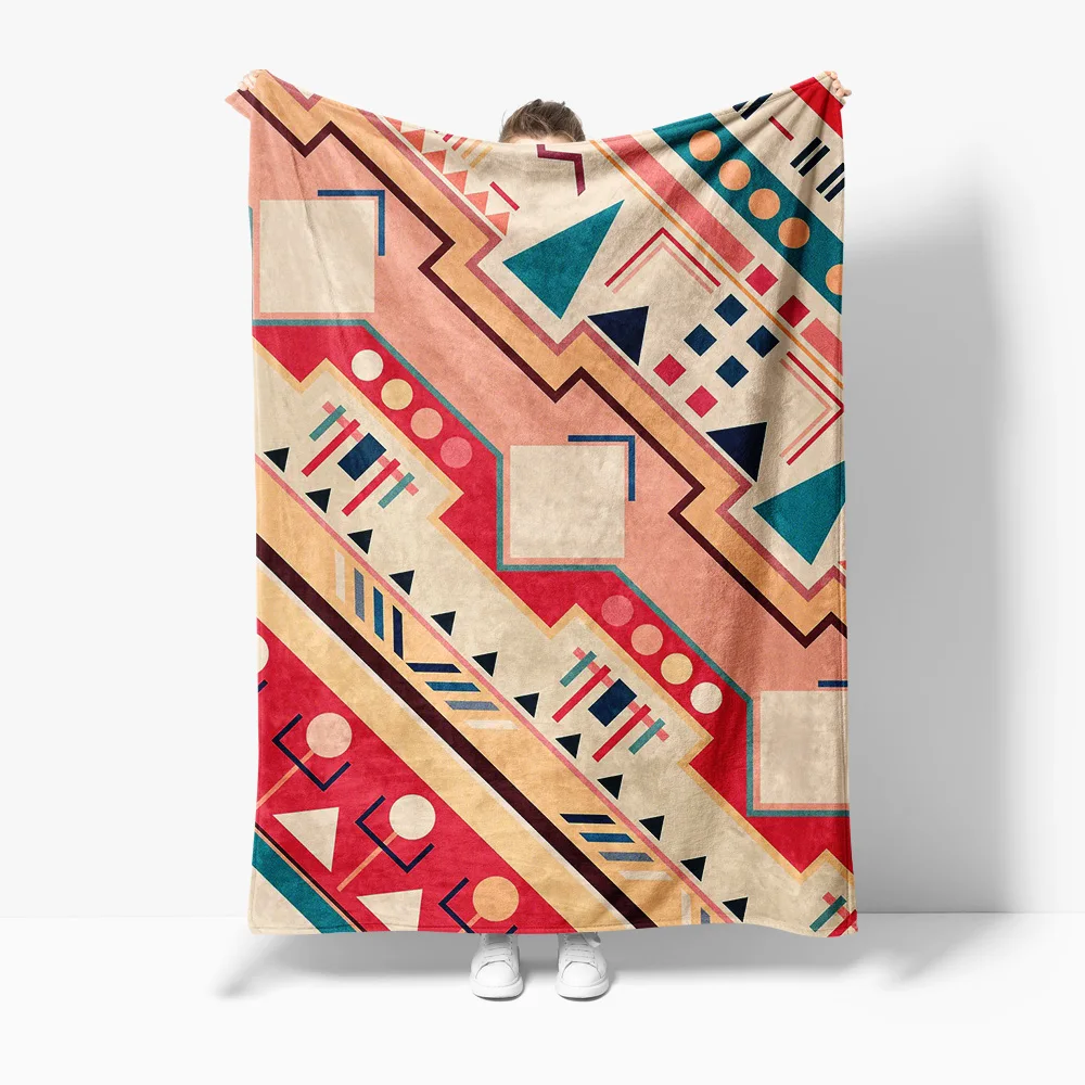 Geometric Pattern Blanket Abstract Design Throw Blanket Modern Sofa Bed Decorative Throw Rug Home Decor
Geometric Pattern Blanket Abstract Design Throw Blanket Modern Sofa Bed Decorative Throw Rug Home Decor