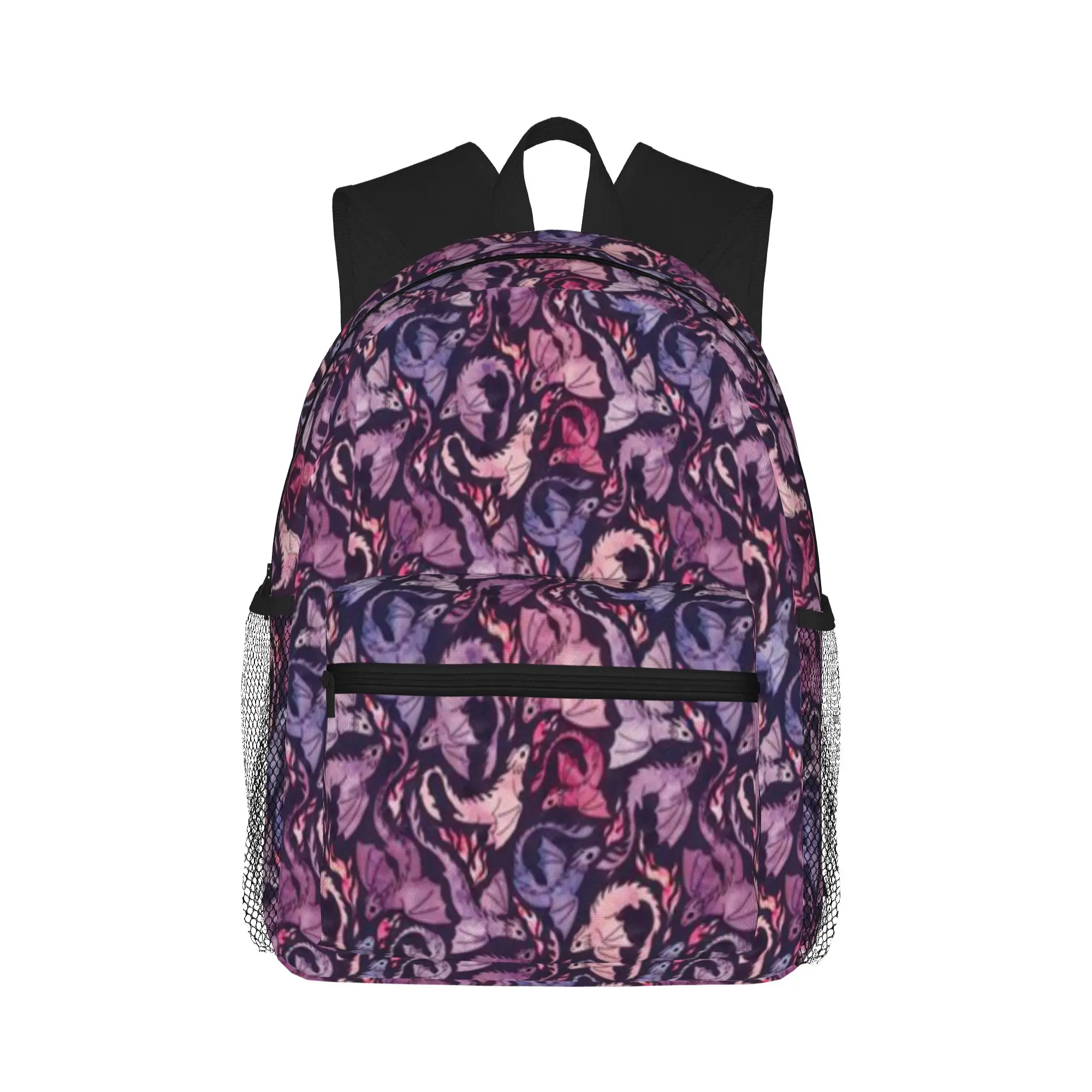 Dragon fire dark pink purple Casual Backpack for Students and Adults Bag
Dragon fire dark pink purple Casual Backpack for Students and Adults Bag