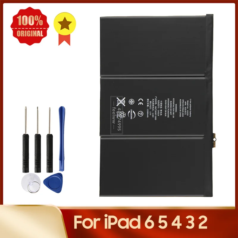 Replacement Battery A1474 A1458 A1376 For iPad5 iPad4 iPad3 iPad2 iPad 6/5/4/3/2 A1547/A1566/A1567/A1954/A1893/A1460/A1396/A1397
Replacement Battery A1474 A1458 A1376 For iPad5 iPad4 iPad3 iPad2 iPad 6/5/4/3/2 A1547/A1566/A1567/A1954/A1893/A1460/A1396/A1397