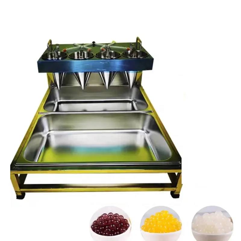 Automatic Small Popping Boba Making Machine Professional Flavored Boba Machine 4 Heads Juice Ball Machine
Automatic Small Popping Boba Making Machine Professional Flavored Boba Machine 4 Heads Juice Ball Machine